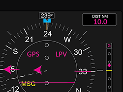 g1000 navigation display